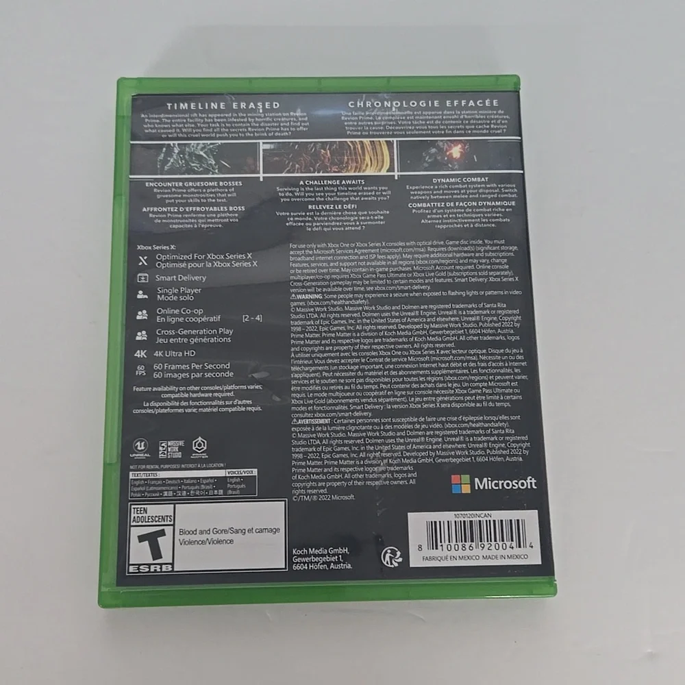 Microsoft Xbox Series X Game - Green Case